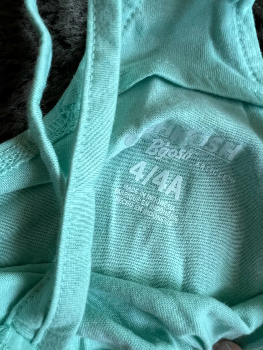 OshKosh B’Gosh Mint Green eyelet Tank Top